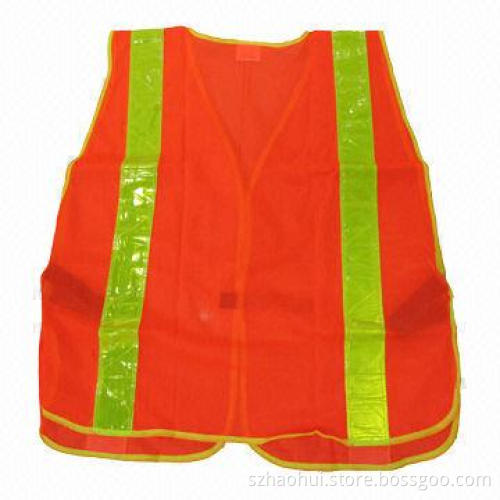 Hivis vest with reflective band